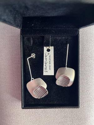 Damianos Statement handmade silver earrings 925