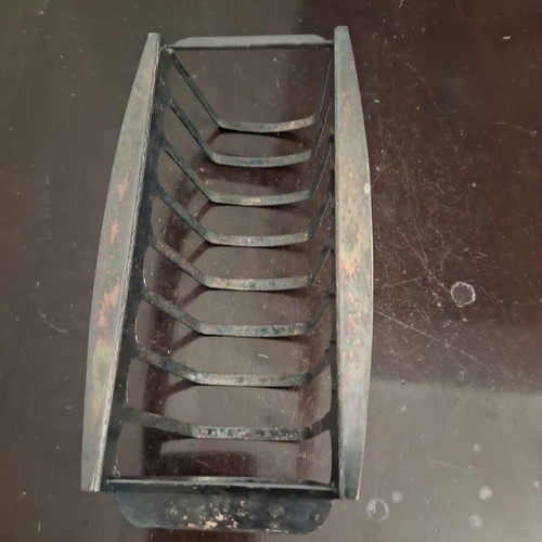 Bread slice holder Angora, like new, silver plated English