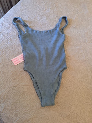 MC2 Sainth Barth One-Piece Swimsuit New Blue M/L
