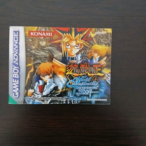 Yu-Gi-Oh World Championship Tournament 2004 manual used for Game Boy Advance