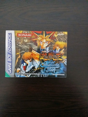 Yu-Gi-Oh World Championship Tournament 2004 manual used for Game Boy Advance