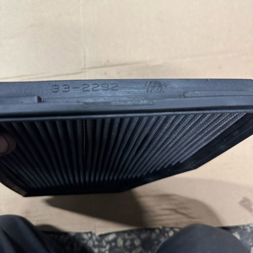 K&N filter for BMW used, cleaned