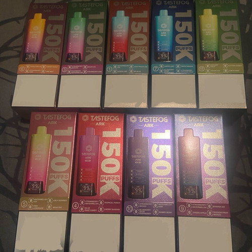 Vape 150k Puffs with 4 Different Flavors in 1 Device, New