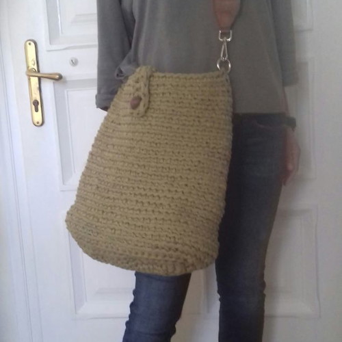Handmade bag used, shoulder type