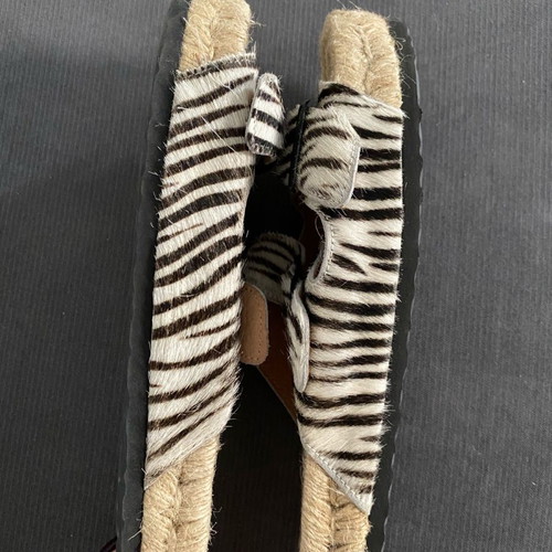 Manebi Calf Hair Nordic Sandals Animalier used, size 39