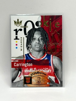 Panini Court Kings Bub Carrington Rookies Level 1 Wizards 2024-25 card new