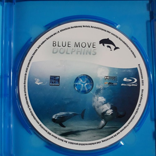 Blue Move Dolphins Blu-ray used, documentary with subtitles