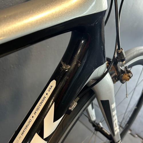Trek Madone 4.5 road bike used with powermeter and Garmin