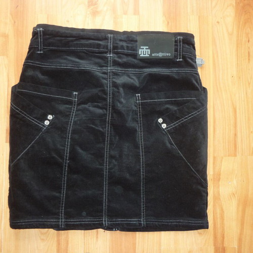 Velvet skirt black Attrattivo Large used