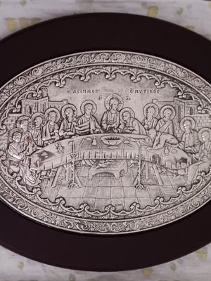 Last Supper Silver 925 with visible wear