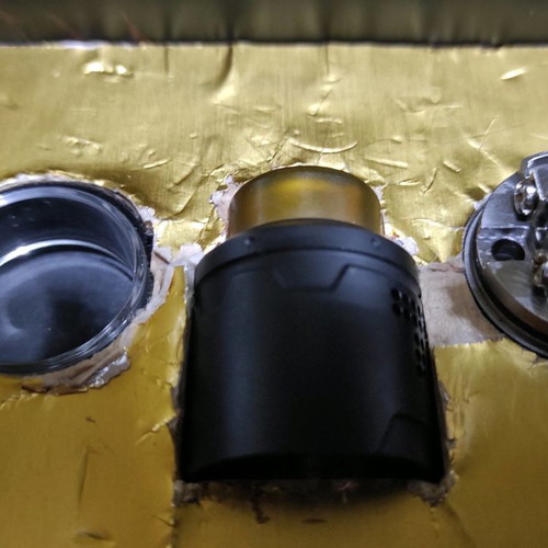 elfbar nachfüll pod läuft aus Vandy Vape Pyro V3 RDTA 24mm used, black - € 26,50