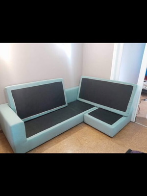 Corner sofa like new with removable corner