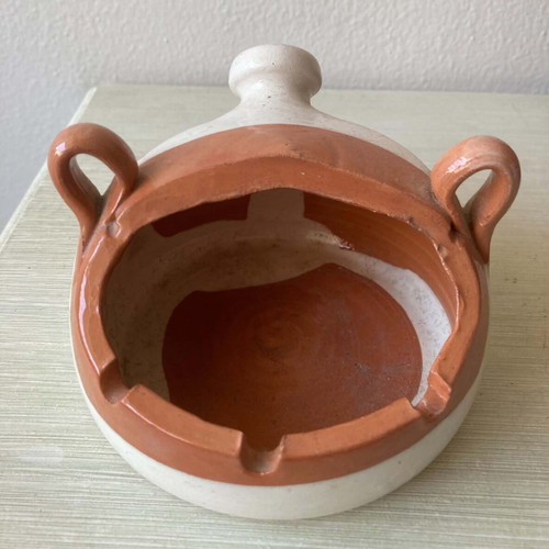 Handmade ceramic ashtray Sifnos like new