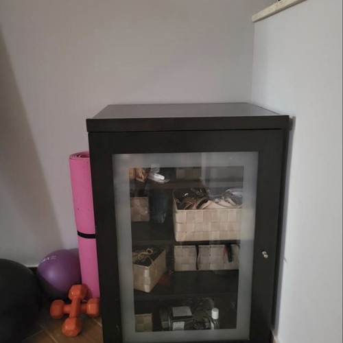 TV furniture like new with drawers and wenge display cabinet
