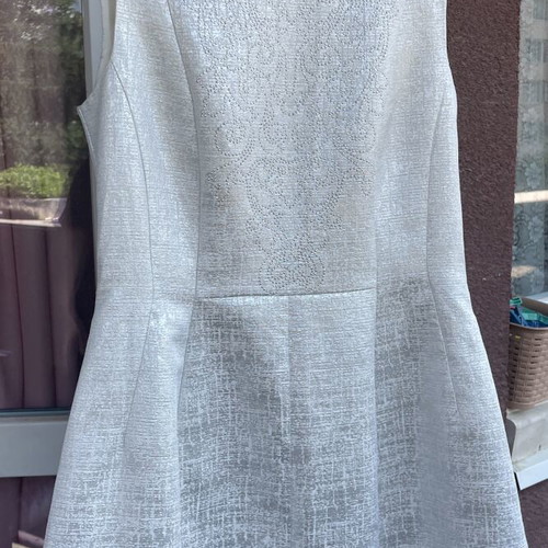 H&M elegant silver dress new, size M