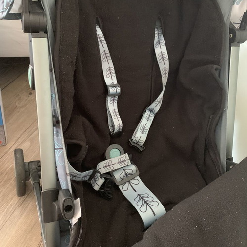 Cosatto Woosh stroller aluminum used with rain cover and footmuff