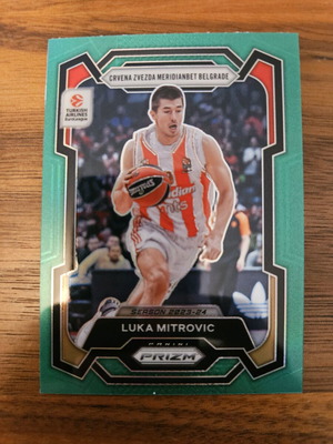 Luka Mitrovic 2023-24 Panini Prizm Turkish Airlines EuroLeague card new #146