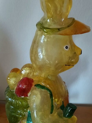 Easter plastic decorative rabbit new