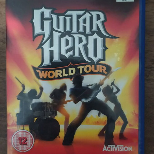 Guitar Hero World Tour PS2 case like new with manual without CD