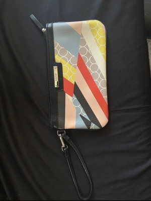 Nine West Wristlet Cosmetic Bag like new, multicolor