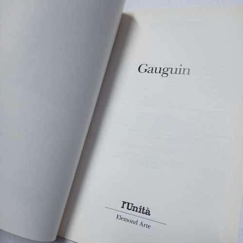 Gauguin L Unita book like new, foreign language Italian