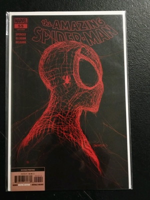 The Amazing Spider-Man #55 2nd print red variant like new