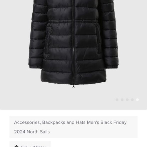 North Sails Maaloy Jacket new women's winter black, size M