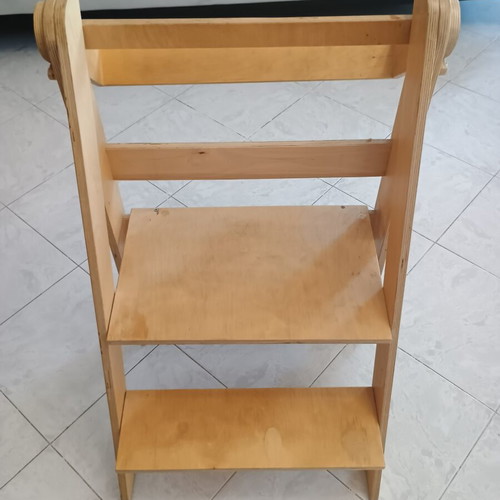 Montessori Learning Tower like new, handmade, supports 2 children