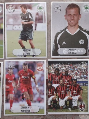 Europe Champions 2005-2006 football stickers, set of 11