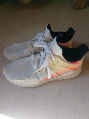 Adidas Originals EQT athletic shoes like new, size 44, white