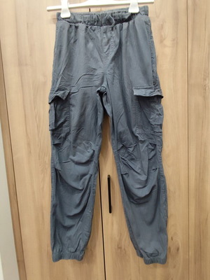 Destination cargo pants for boys 14y, gray blue