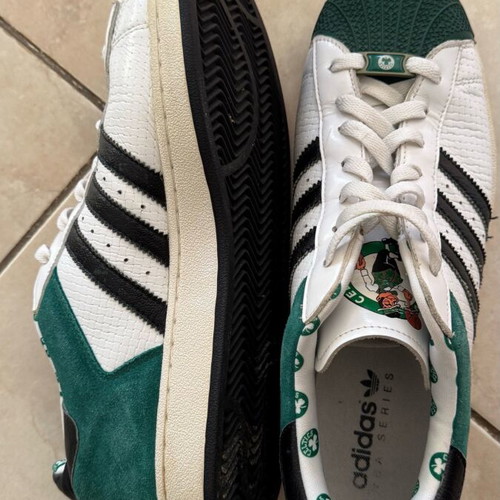 Adidas Superstar Boston Celtics sneakers like new, size 47