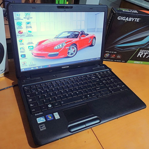 Toshiba Satellite C660 laptop used, Intel Pentium, 4GB RAM, 500GB HDD, Windows 10