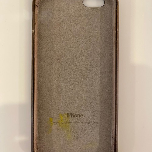 iPhone 8 Apple Original leather case used brown