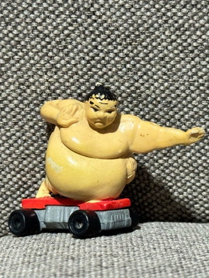 Skateboard Mania sumo wrestler figure used Kenner 1991