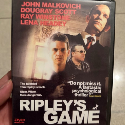 Ripley's Game DVD like new, action adventure with subtitles