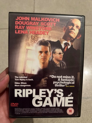 Ripley's Game DVD like new, action adventure with subtitles