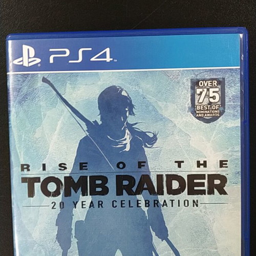 Rise of the Tomb Raider 20 Year Celebration PS4 game like new