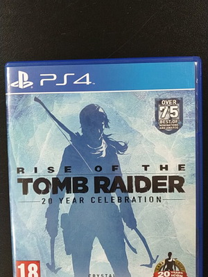 Rise of the Tomb Raider 20 Year Celebration PS4 game like new