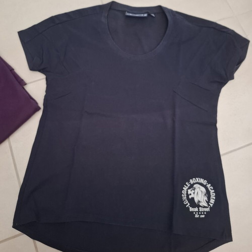 Lonsdale T-shirt set of 2 used, purple and blue, size S-M