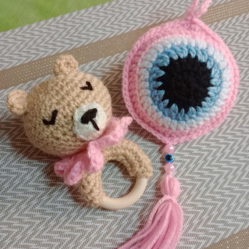 Baby gift set handmade knitted made to order