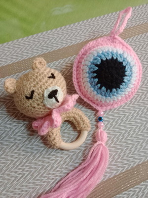 Baby gift set handmade knitted made to order