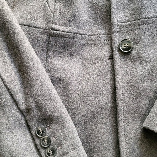 Sisley wool vintage coat grey like new, 80% wool
