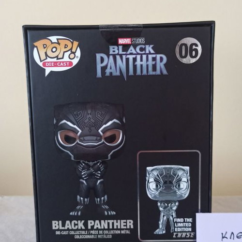 Funko Pop! Die Cast Black Panther new with chance of chase