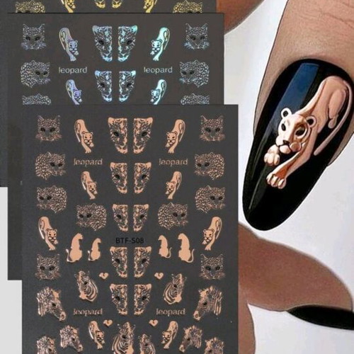 Nail stickers like new with storage book