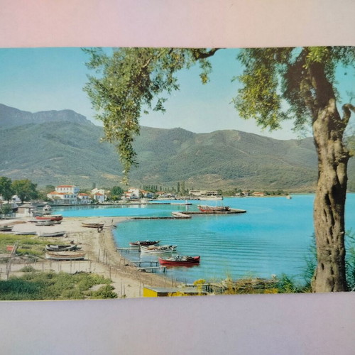 Color Postcard Thassos used