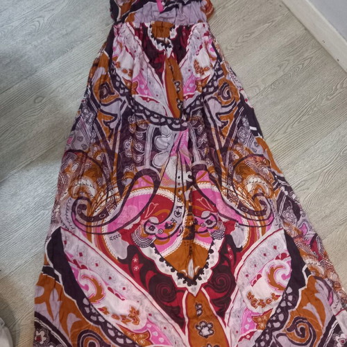 Angel Eye one size dress, black and pink
