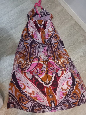 Angel Eye one size dress, black and pink