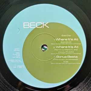 Beck Where It's At vinyl record used, rock