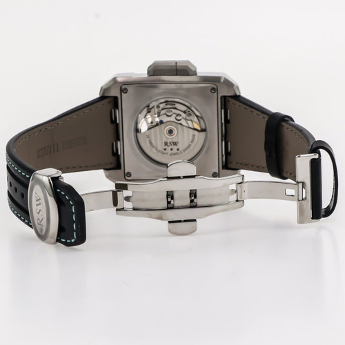 RSW RSWA152OH-SL-9AB men's automatic watch new, black and turquoise